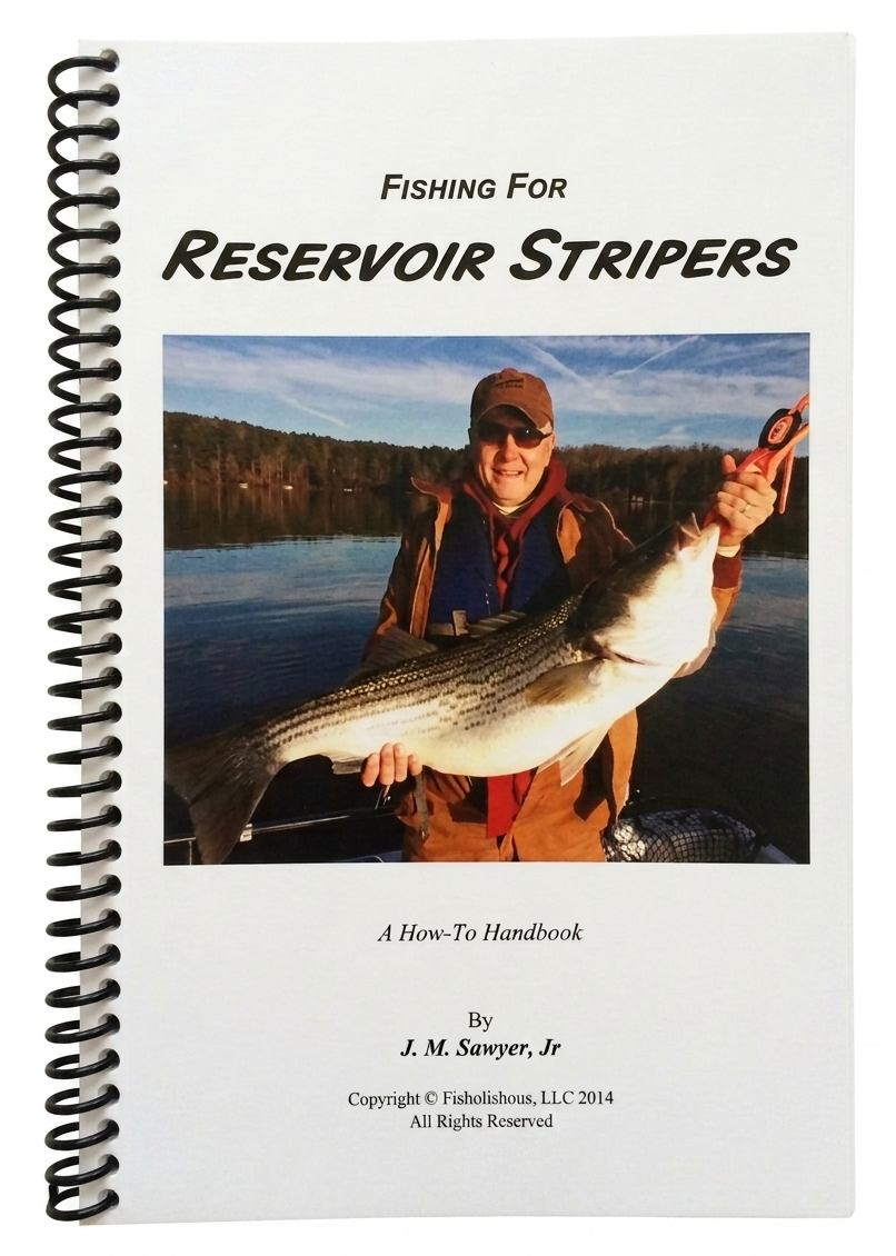 Fishing For Reservoir Stripers by J. M. Sawyer Jr.